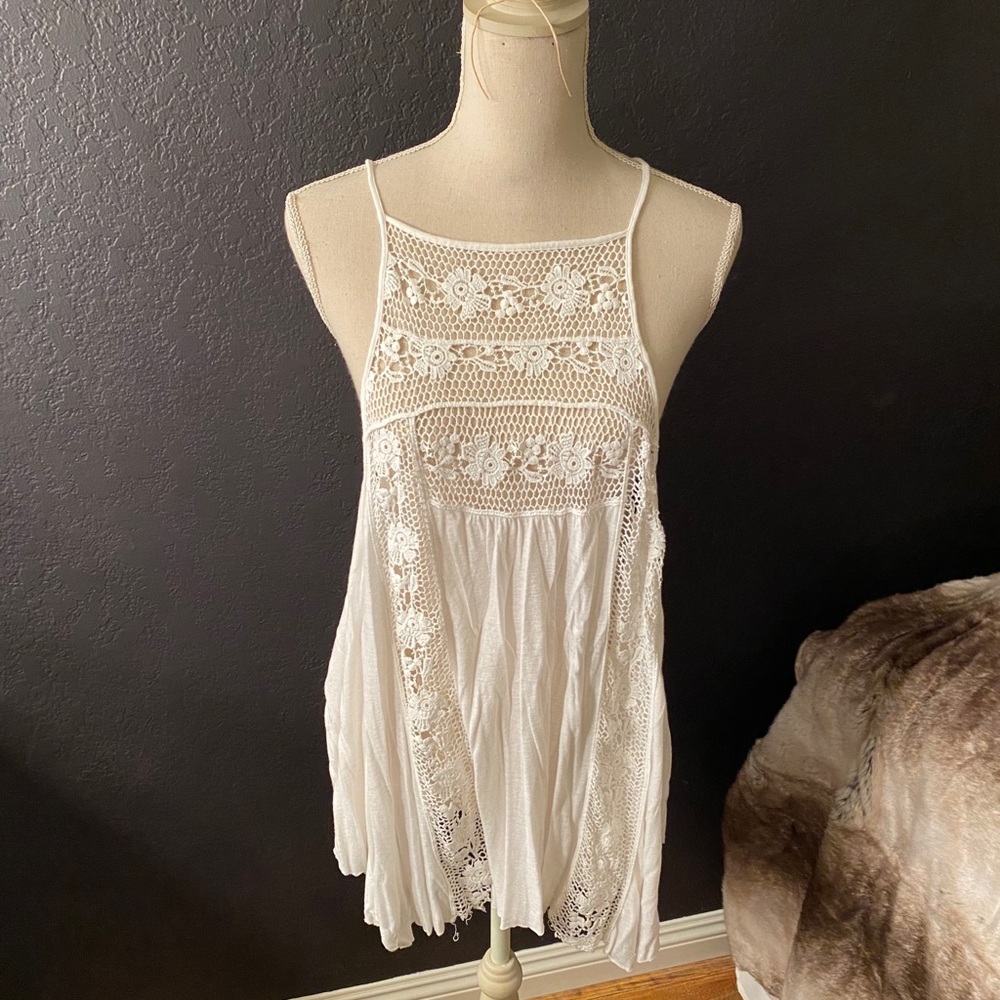 FREE PEOPLE OPEN BACK KNIT TANK